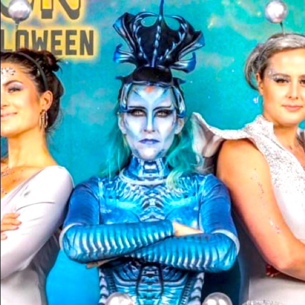 Sexy Blue Alien Costume